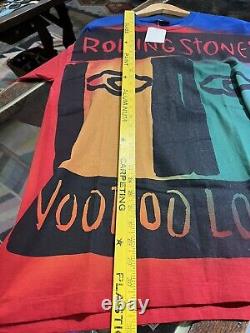 Rolling Stones voodoo lounge band t shirt 1994 XL deadstock nos tour tee vintage