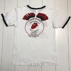 Special Vintage ROLLING STONES 1978 Tour T-Shirt Size L Japan
