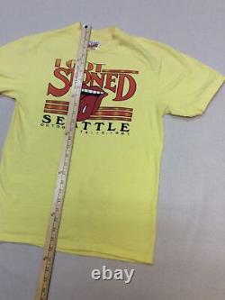 Super RARE Vtg Rolling Stones Tour 1981 Seattle T-Shirt I Got Stoned Size M