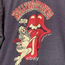 T-Shirt The Rolling Stones Vintage Super Rare Vintage Rocky