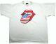 The Rolling Stones 1994 1995 Tour Vintage T Shirt Brockum Usa Flag Tongue Xl