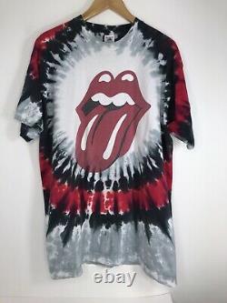 THE ROLLING STONES Tie Dye Vintage 1994 Double Sided T-Shirt Mens XL