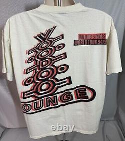 THE ROLLING STONES Voodoo Lounge T-Shirt XL (2-Sided) Vintage World Tour 94/95