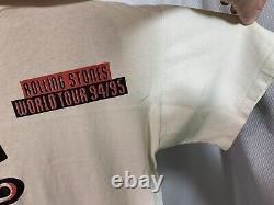 THE ROLLING STONES Voodoo Lounge T-Shirt XL (2-Sided) Vintage World Tour 94/95