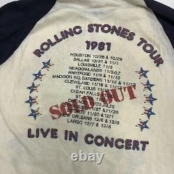 The Rolling Stones 1981 Vintage rock t-shirt Rolling Stones Tour Concert