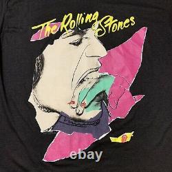 The Rolling Stones 1989 North American Tour Vintage T-Shirt Mens XL USA Made