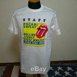 The Rolling Stones 1990 JAPAN Tour STAFF T-shirt (SizeL) NEW Vintage Rare
