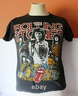 The Rolling Stones'78 World Wide Tour T-shirt Med Texcon Rn 52821