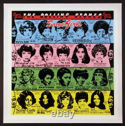 The Rolling Stones Some Girls Vintage 1978 Promo Poster