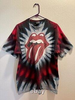 The Rolling Stones Tie Dye T shirt 1994 XL Vintage Single Stitch