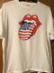 The Rolling Stones Tour 94/95 White Shirt Brockum Xl Vintage