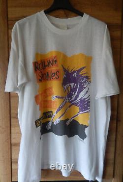 The Rolling Stones Urban Jungle Europe Tour 90 Original Used Vintage T-shirt