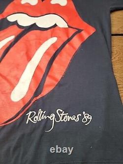 The Rolling Stones Vintage 1989 North American Tour TShirt Medium Single Stitch