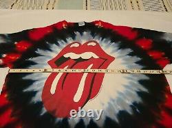 The Rolling Stones Vintage 1994 Tie Dye Single Stitched T-Shirt XL Voodoo Lounge