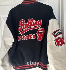The Rolling Stones Vintage 94 Varsity Jacket Brockum Adult L Voodoo Lounge Tour