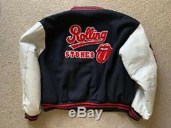 The Rolling Stones Vintage 94 Varsity Jacket Brockum Adult XL Voodoo Lounge Tour