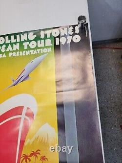 The Rolling Stones Vintage Original European Tour Concert Poster 1970