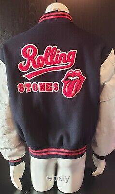 The Rolling Stones Vintage World 94 Varsity Jacket Brockum Adult L Voodoo Tour