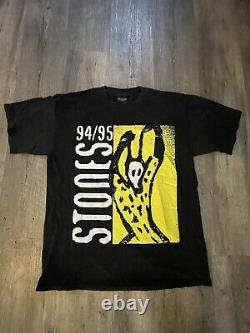 The Rolling Stones Voodoo Lounge True Vintage 94/95 Tee Shirt Size XL