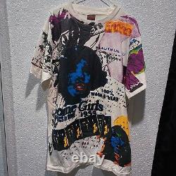 The rolling stones Vintage T Shirt Dirty Work Some Girls Xl Rare Reprint 90s