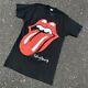 Unused Vintage 1989 Rolling Stones The North American Tour Size L Black T-shirt