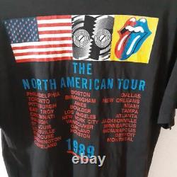 Ultra Rare Great Condition'80s USA Rolling Stones Vintage T-Shirt