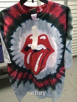 VINTAGE NWT 1994 ROLLING STONES Double Sided Tshirt Rock Tee XL