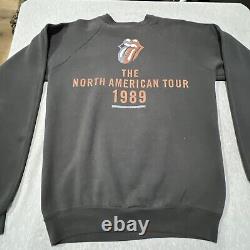 VINTAGE ROLLING STONES THE NORTH AMERICAN TOUR 1989 Sweatshirt