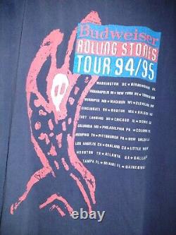 VINTAGE Rolling Stones Shirt Mens XL Voodoo Lounge 1994 Tour Single Stitch