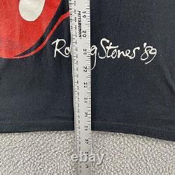 VINTAGE Rolling Stones T Shirt Mens Extra Large 1989 North American Tour USA