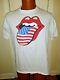 Vintage Rolling Stones Voodoo Lounge Tour, T-shirt 94-95 White Large Brockum