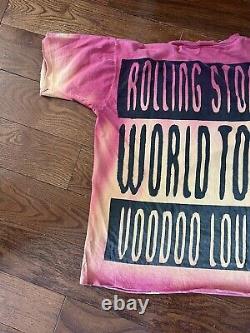 VINTAGE Rolling Stones World Tour Voodoo Lounge 94/95 Brockum XL
