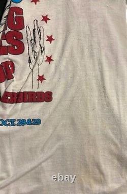 VINTAGE Rolling Stones / ZZ Top 1981 Concert T-shirt Houston Texas Astrodome