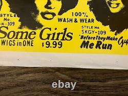 VINTAGE THE ROLLING STONES SOME GIRLS 1978 PROMO POSTER RARE 24x24