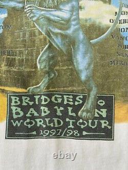 VTG 1997 1998 Rolling Stones Bridges To Babylon Concert Tour Long Sleeve T-Shirt
