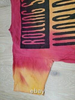 VTG 90s Brockum Rolling Stones 1994'95 Voodoo Lounge Tie Dye T Shirt X-Large XL