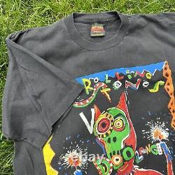VTG 94 Brockum Rolling Stones Voodoo Lounge Men's Black Concert T-Shirt Large