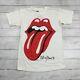 Vtg Rolling Stones 1989 North American Tour T Shirt Mens Med White House Tag