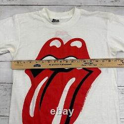 VTG Rolling Stones 1989 North American Tour T Shirt Mens Med White House Tag