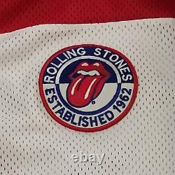 VTG Rolling Stones 1997 1998 Bridges To Babylon Tour Hockey Jersey Size XL