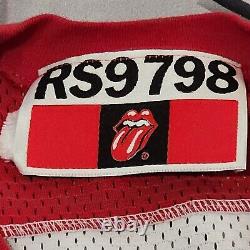 VTG Rolling Stones 1997 1998 Bridges To Babylon Tour Hockey Jersey Size XL