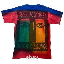 VTG Rolling Stones Voodoo Lounge Single Stitch Tour Concert Brockum T-Shirt. XL