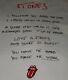 Vtg Single Stitch 1994 Rolling Stones Brockum T-shirt Dbl Sided Lyrics Very Rare