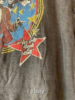 Vintage 1978 Rolling Stones It's Only Rock'n' Roll T- Shirt Tour Of America