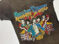 Vintage 1978 The Rolling Stones Tour T-Shirt Original Size Small
