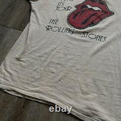 Vintage 1978 The Rolling Stones U. S. Tour Shirt RARE 1970s Band Tshirt Small