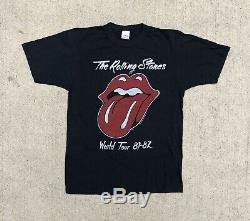 Vintage 1981 1982 Rolling Stones World Tour T Shirt 80s
