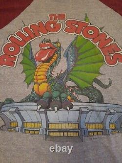 Vintage 1981 ROLLING STONES Tour Concert T SHIRT XL