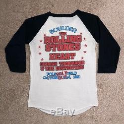 Vintage 1981 Rolling Stones Boulder Colorado Concert T-Shirt Heart Tour 80s Sz M