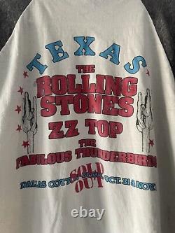 Vintage 1981 Rolling Stones Dragon Concert Tour T-Shirt Band Tee Single Stitch